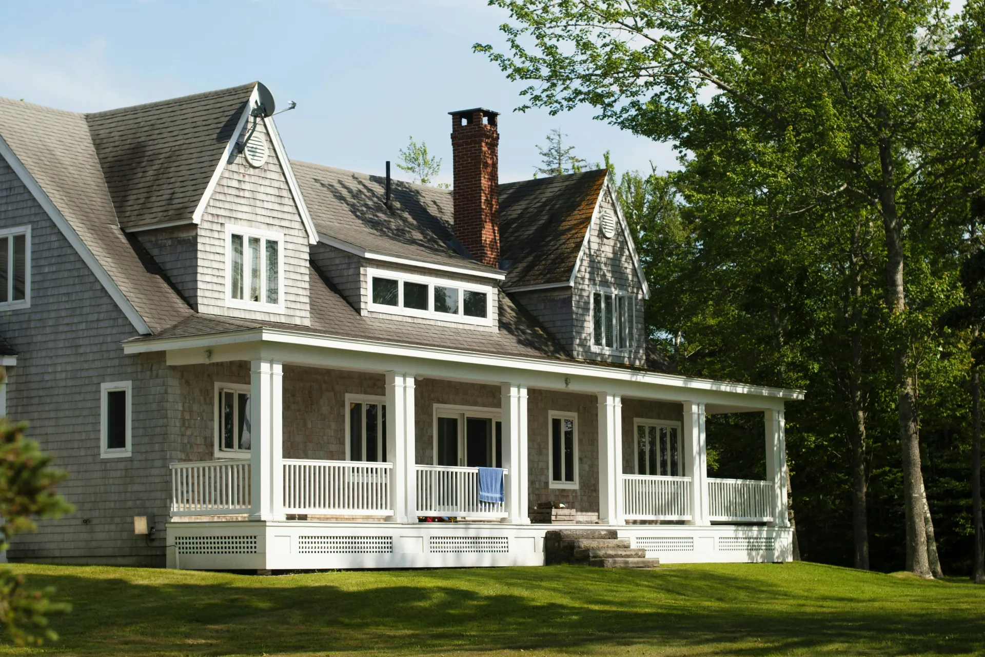 Classic New England shingled home